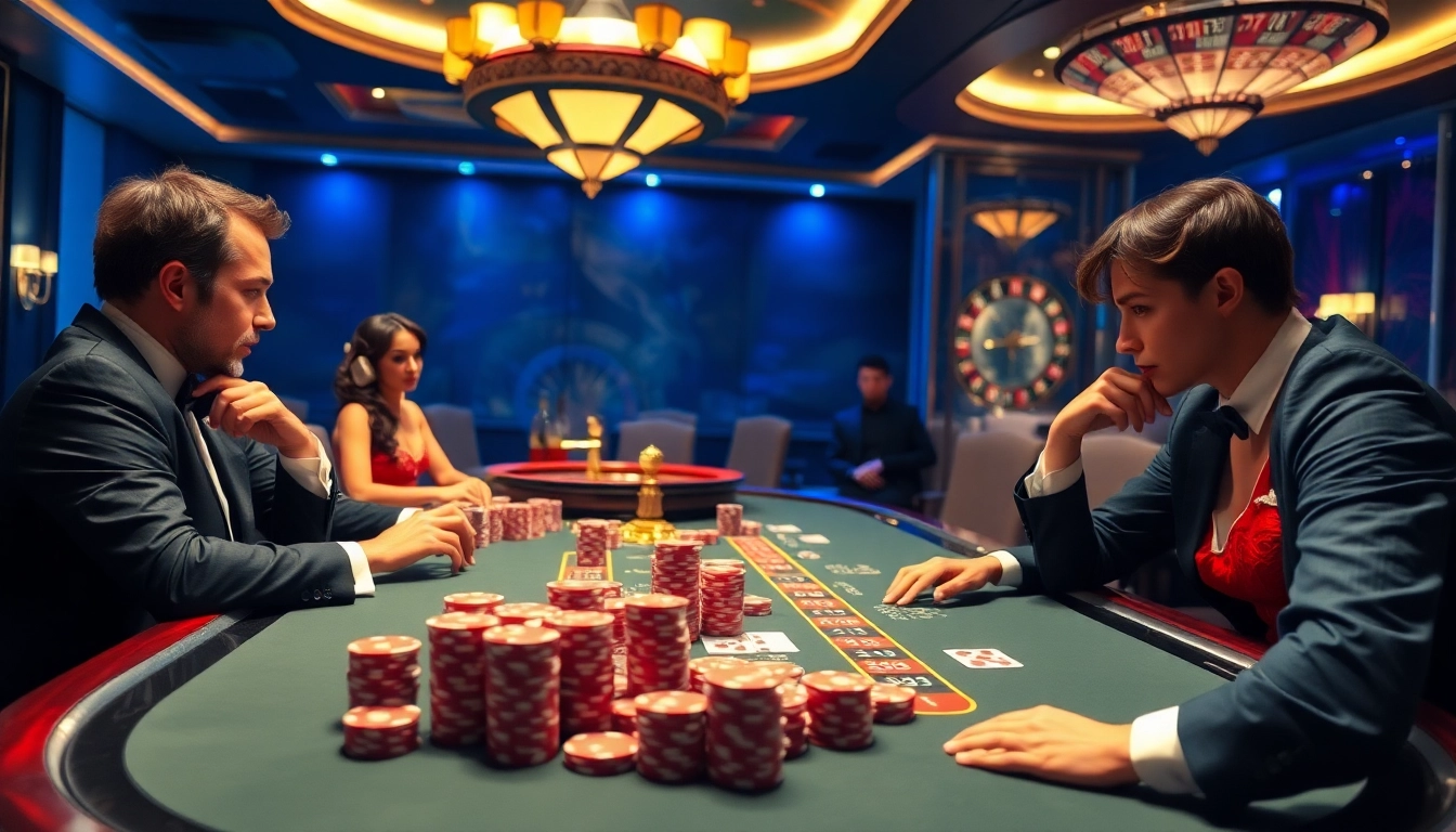 Experience the excitement of online gaming at hello88.com with vibrant poker action and luxurious casino ambiance.