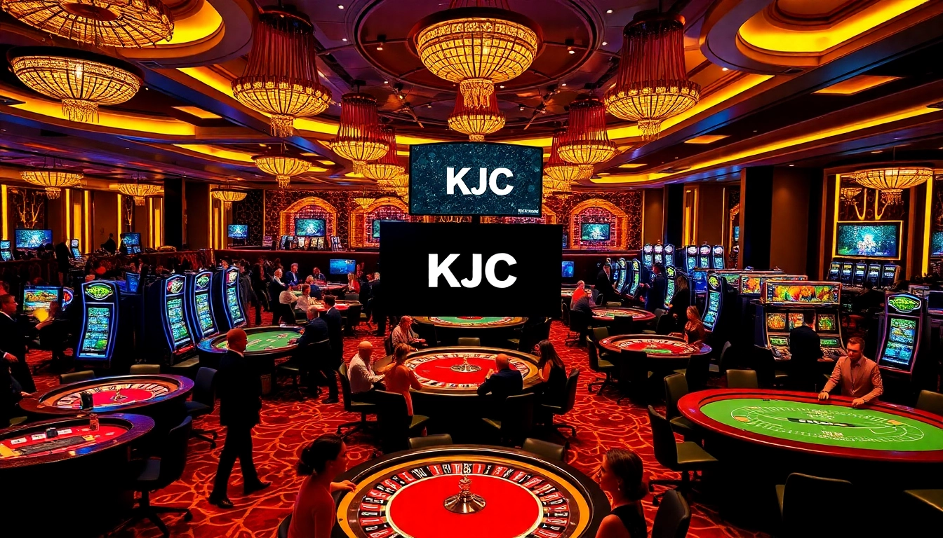 Experience the thrill of winning on https://kjc365.com/ with professional gamblers at luxurious casino tables.