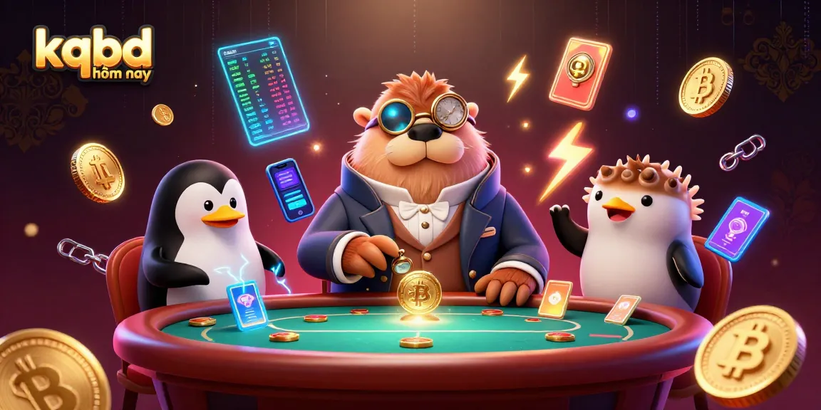 View kqbd hôm nay as a walrus plays poker in a vibrant underwater casino scene.