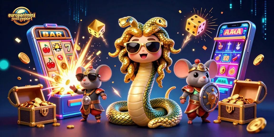 Experience thrill at europeanminigolfsport with a dynamic casino scene featuring Medusa and rich game elements.