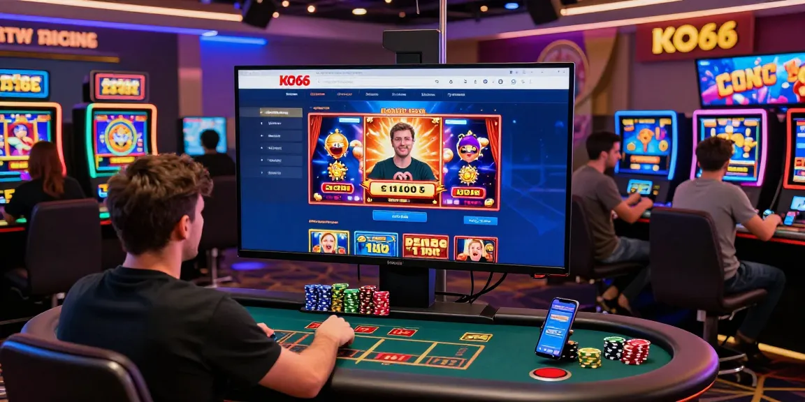 Exciting KO66 online gaming scene with players engaging on a vibrant casino platform.