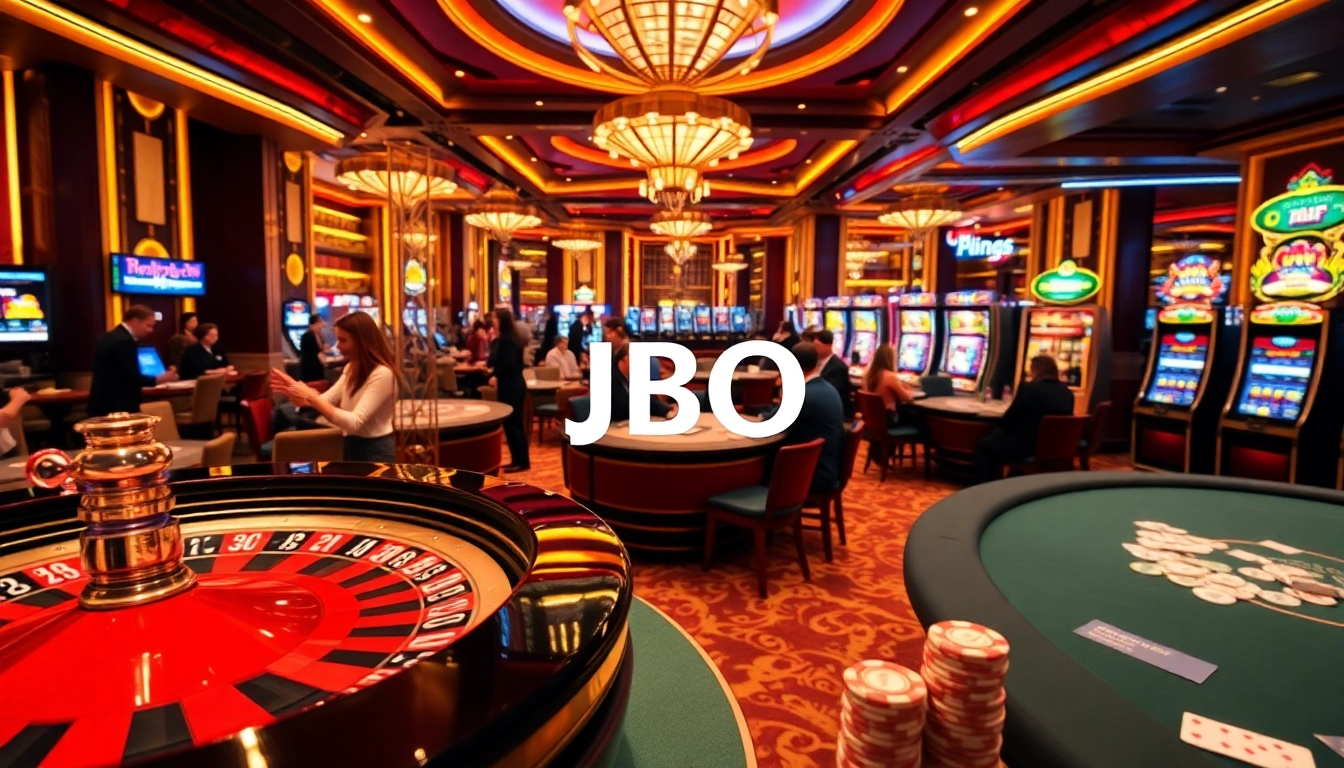 Players celebrating their wins at a lively JBO casino table, showcasing excitement and camaraderie.