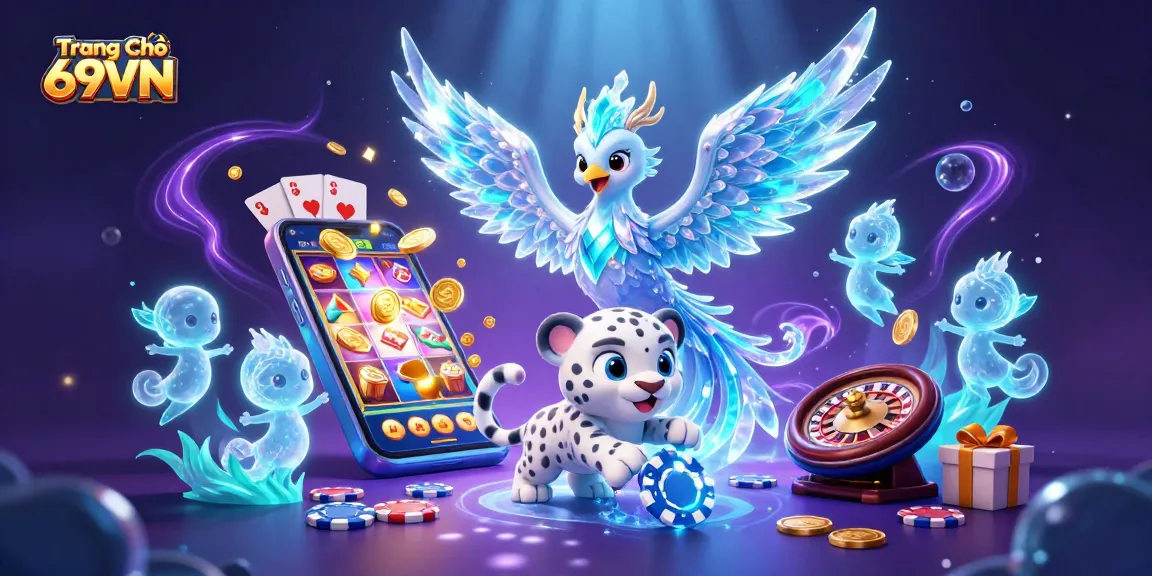 Experience the magic of Trang Chủ 69VN with a unique blend of 3D casino elements and fantasy characters.
