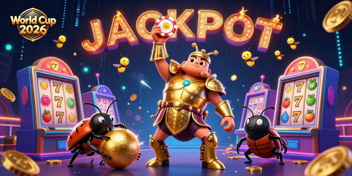 Experience World Cup 2026 with vibrant slot reels, dazzling colors, and celebratory energy.