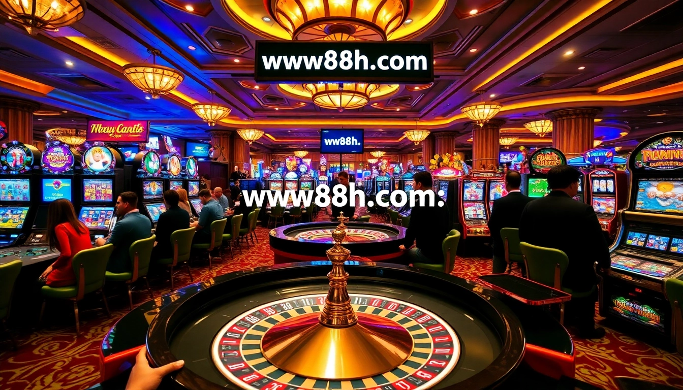 Engage in thrilling games at http://ww88h.com/ with live dealers at this luxurious casino.