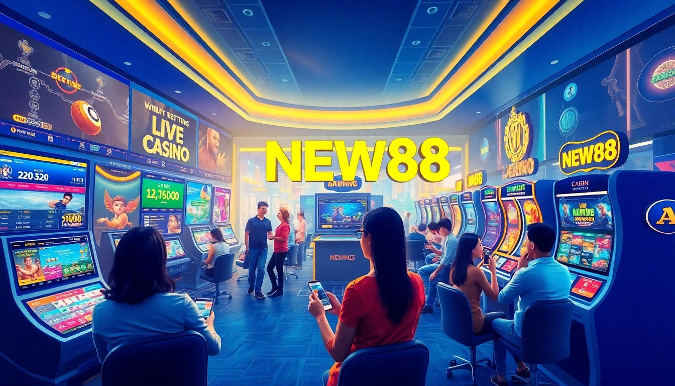 Experience the vibrant world of online gambling at new88go.com with diverse gaming options and engaging visuals.