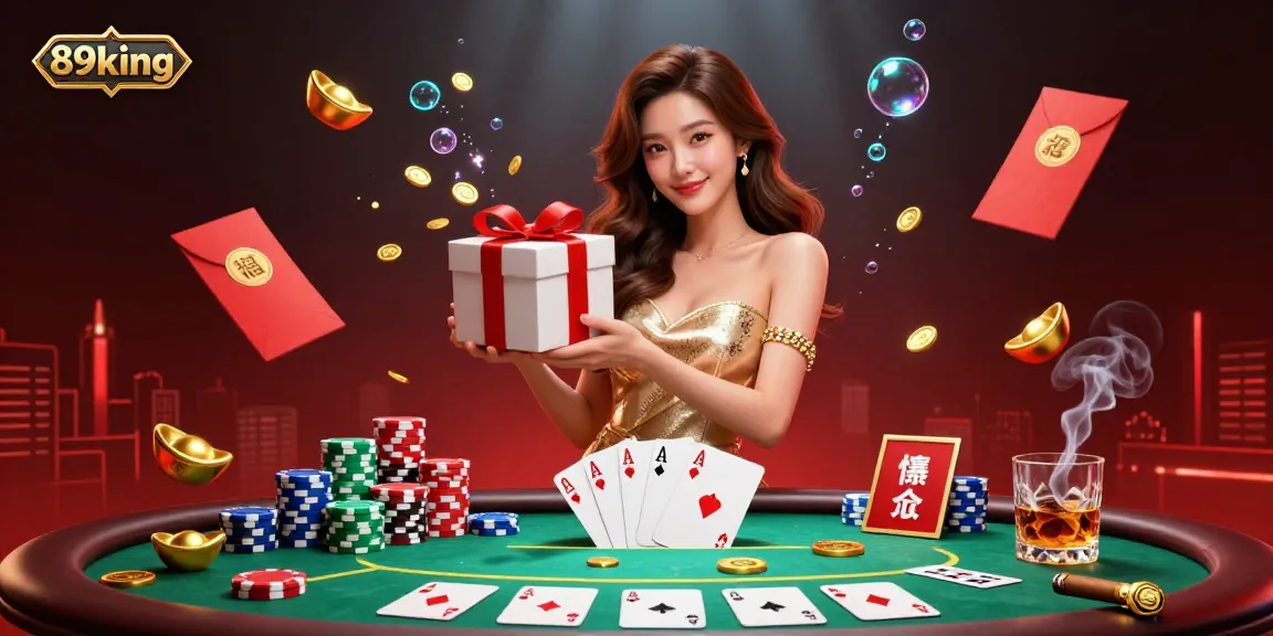 Experience vibrant 89king celebrations with a casino theme showcasing glamour, fortune, and excitement.