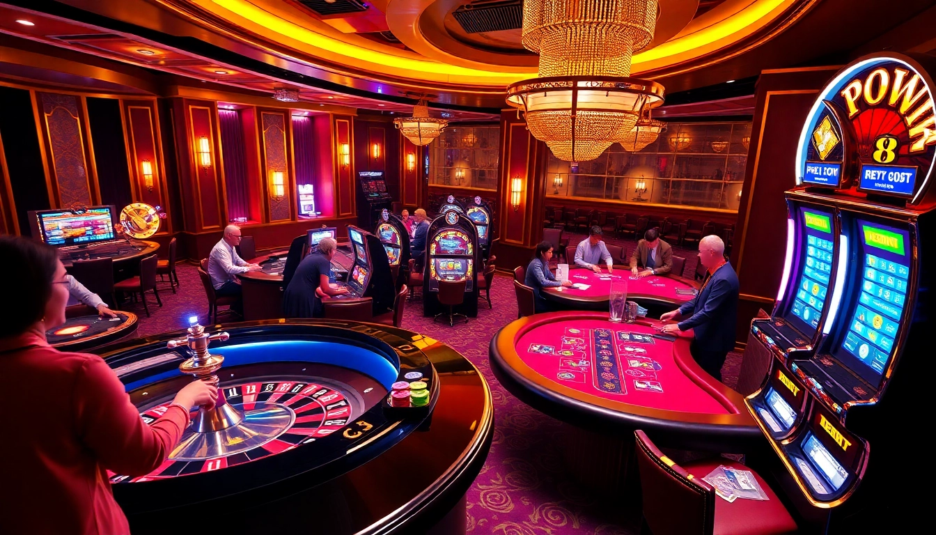Experience the thrill of gambling at newphim with live games and vibrant casino scenes.
