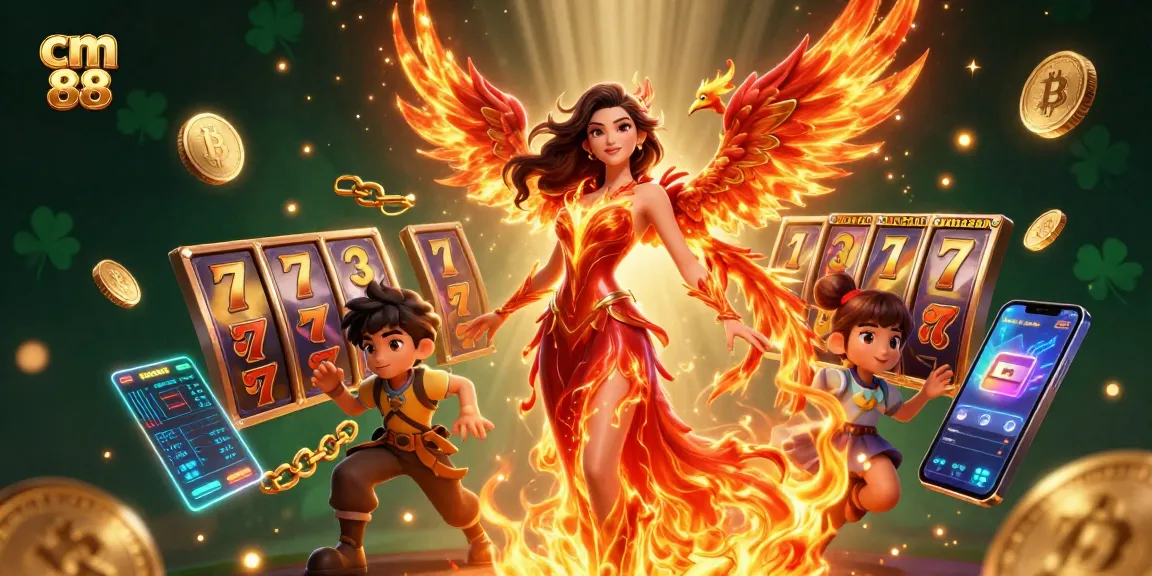 Capture thrilling moments at cm 88 with stunning slot reels and jackpot excitement in a vibrant 3D scene.