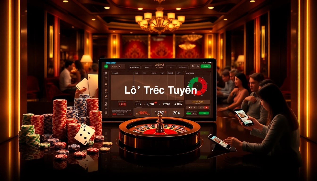 Lô đề trực tuyến platform showcasing fast, dynamic betting with live results and casino chips