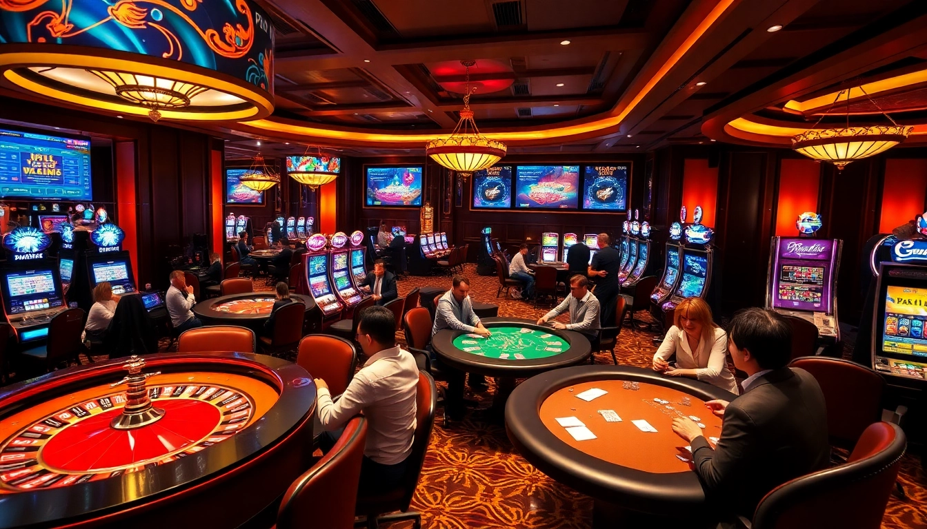 Experience luxury gambling at VIPWIN 24 7 with exciting casino games and vibrant decor.