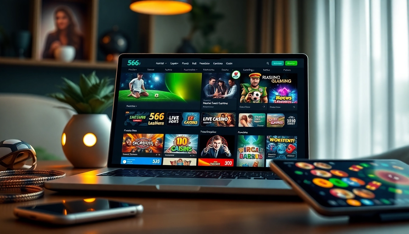 Experience the engaging online gaming world of 566 vim with vibrant visuals and diverse options.