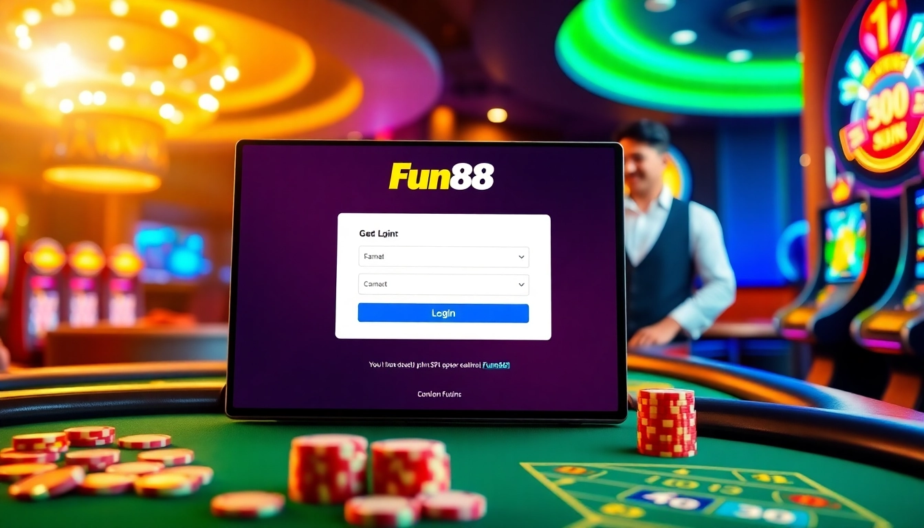 Experience the excitement of Fun88 login with high-stakes casino games and vibrant betting atmosphere.