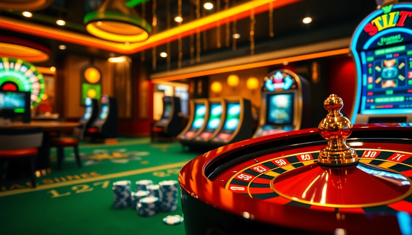 Get ready to win big at uu88 trang chủ with vibrant casino elements like roulette and poker chips.