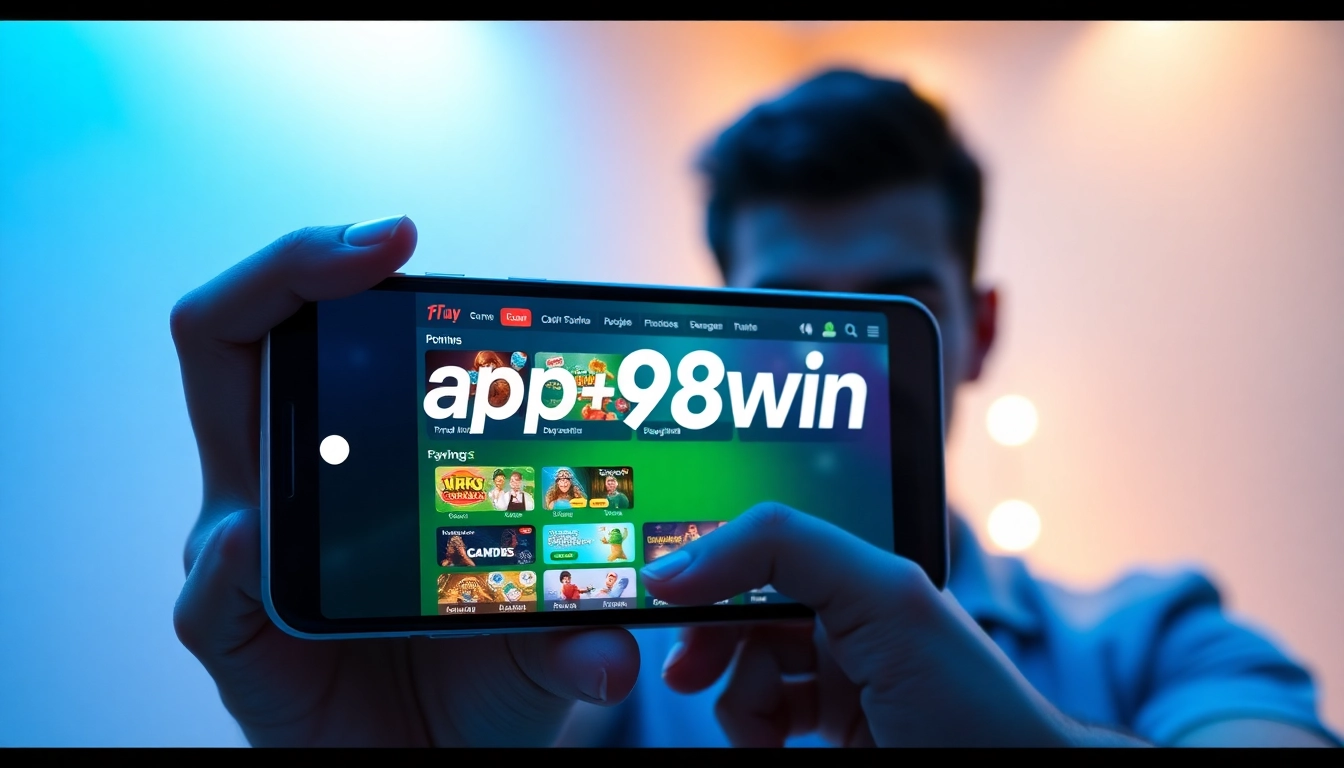 Discover the user-friendly app 98win for an exciting online betting experience on mobile.